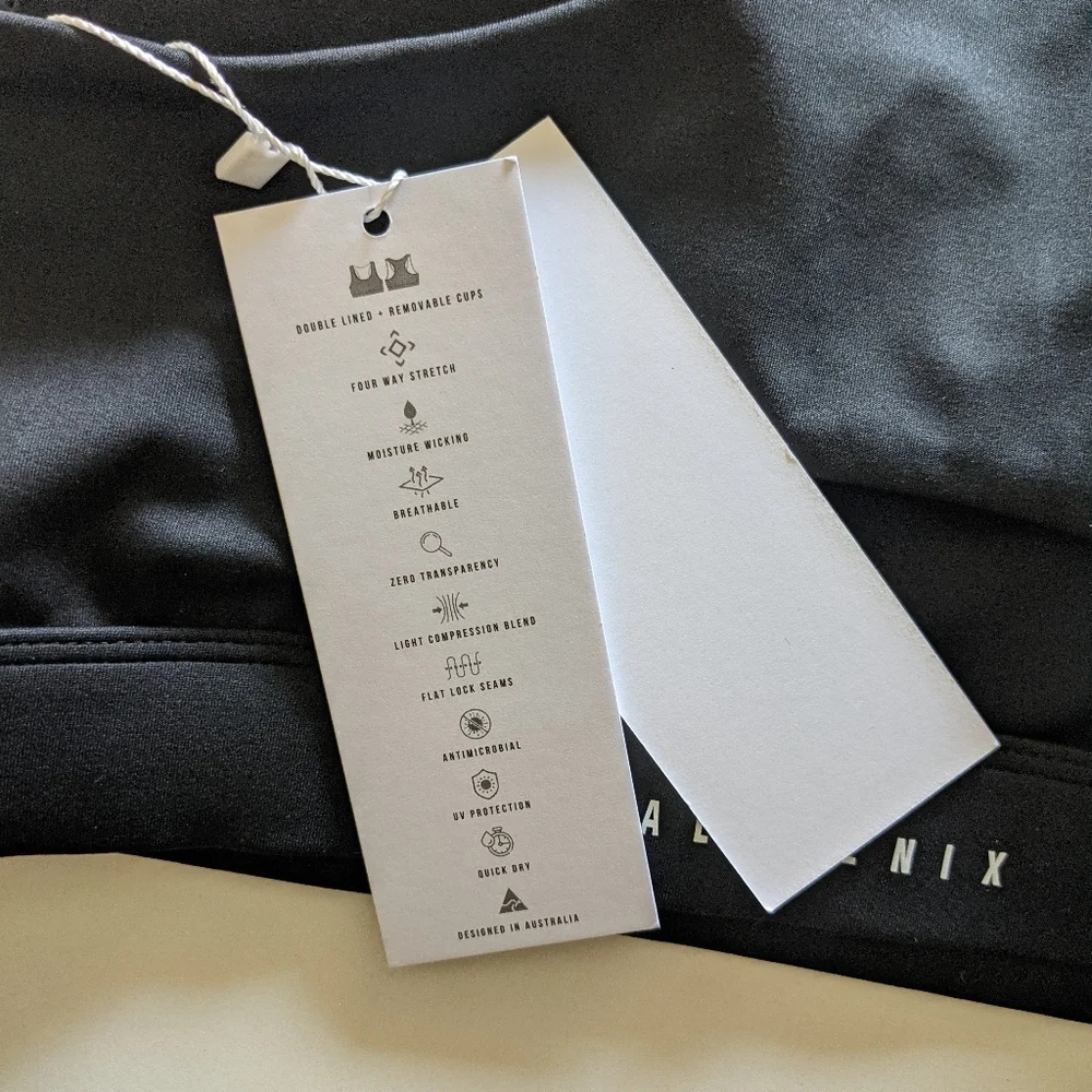 {All Fenix} Brand New Heidi Block Nude Sports Bra - Picture 8 of 9